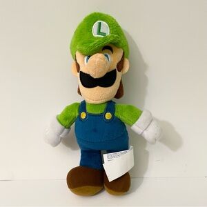 Super Mario Luigi Plush 9” Jakks Pacific Nintendo 2021